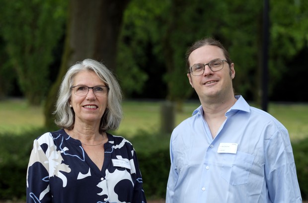 Portraitfoto mit zwei Personen