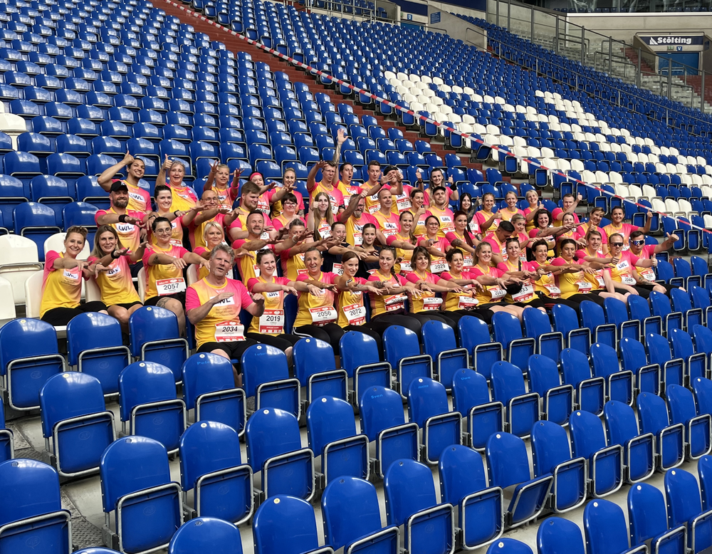 Das Team LWL in der Schlake Arena