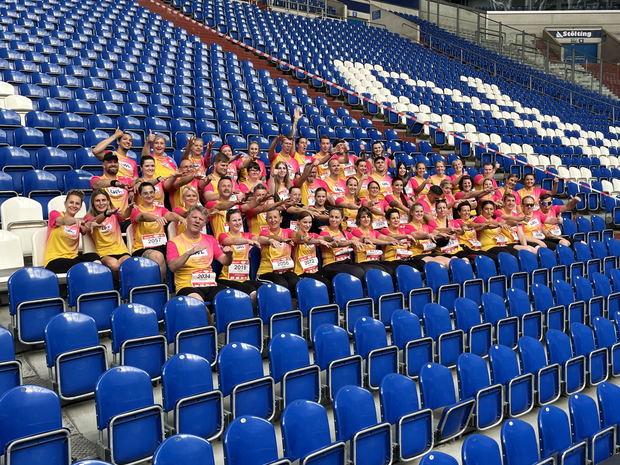 Das Team LWL in der Schalke Arena Das Team LWL in der Schalke Arena