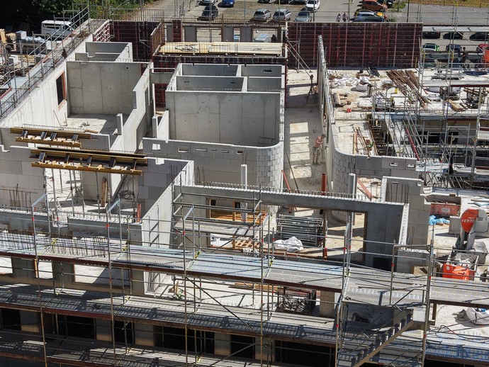 Baustelle Neubau Stand Juli 2026 (vergrößerte Bildansicht wird geöffnet)