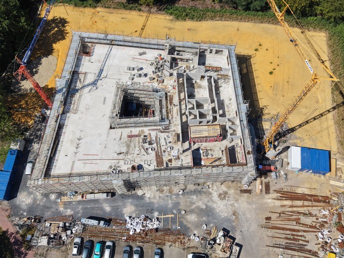 Baustelle Neubau Stand Juli 2026 (vergrößerte Bildansicht wird geöffnet)