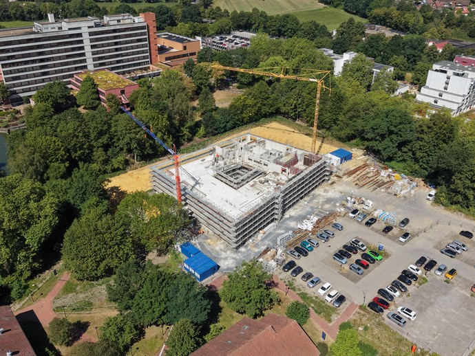 Baustelle Neubau Stand Juli 2026 (vergrößerte Bildansicht wird geöffnet)