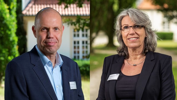 Dr. Ralf Hanswillemenke und Dr. Stephanie van der Kemp leiten kommissarisch die Ärztliche Direktion der LWL-Klinik Herten. (Bilder: LWL/Dietmar Wäsche